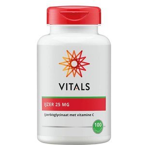 Vitals IJzerbisglycinaat 25 mg - 100 caps