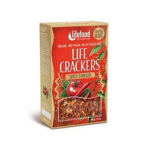 LifeFood Crackers - Pikante Tomaat
