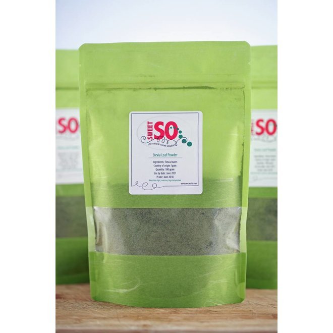 Stevia Poeder - Groene Stevia Blad (gemalen) - 100g