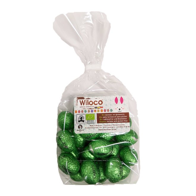 Paaseitjes Melk - Gevuld met praline - 150g - BIO