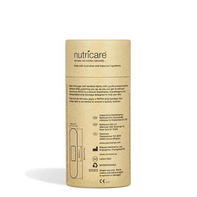 Bamboe Pleisters - Natural - 1 Tube met 25 stuks