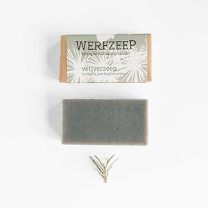 Werfzeep Vetiverzeep - Handgemaakt en biologische zeep - 100gr