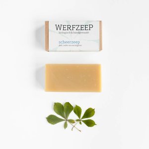 Werfzeep Scheerzeep - Biologische en Handgemaakt 100 gr