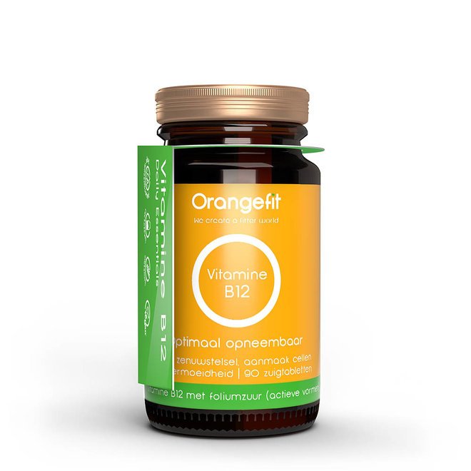Vitamine B12 + foliumzuur - 90 Smelttabletten