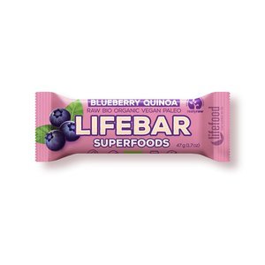 Lifebar Superfoods Bosbes-Quinoa RAW - 47g - BIO