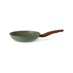 Natura Induction Koekenpan 20cm met hout-look greep - VegeTek
