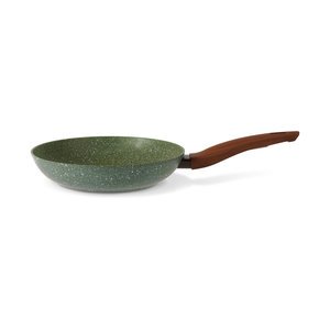 Natura Induction Koekenpan 24cm met hout-look greep - VegeTek