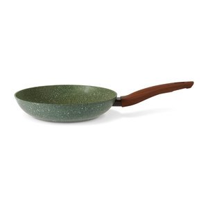 Natura Induction Koekenpan 26cm met hout-look greep - VegeTek