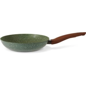 Natura Induction Koekenpan 30cm met hout-look greep - VegeTek