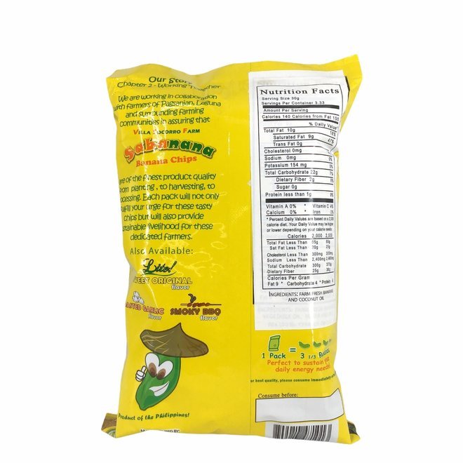 Bananenchips Puur Naturel - 100g