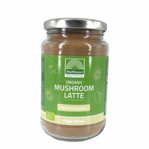 Mattisson Mushroom Latte Reishi Cordyceps - 160g - BIO