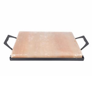 SelNature Himalaya Zoutsteen Grill - incl. Metalen Houder - 20x30cm