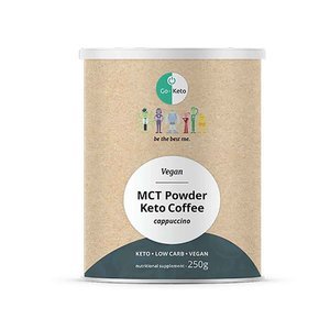 Go-Keto Instant Keto Latte Cappuccino - Licht gezoet - MCT 60/40 - 250g