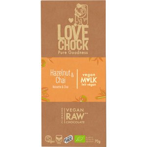 Lovechock Hazelnoot / Chai - 70g - BIO - THT - 11-08-2022