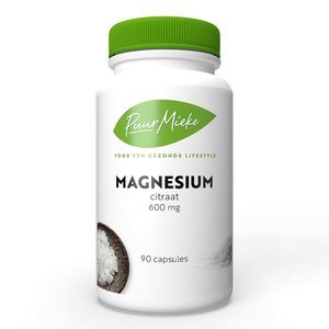 Puur Mieke Magnesium Citraat - 600mg - 90 capsules