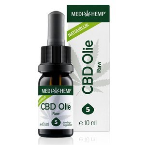 Medihemp CBD Olie Raw 5% - 30ml - Full Spectrum