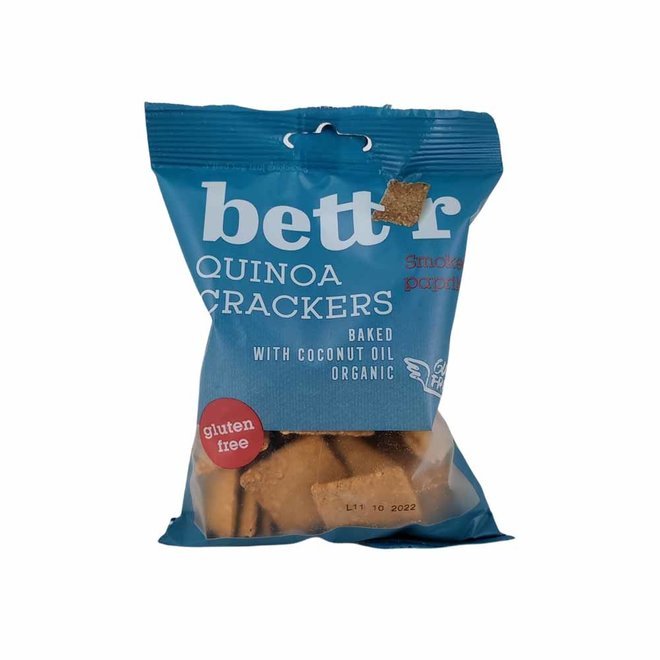 Quinoa Cracker Geroosterde Paprika BIO - 100g