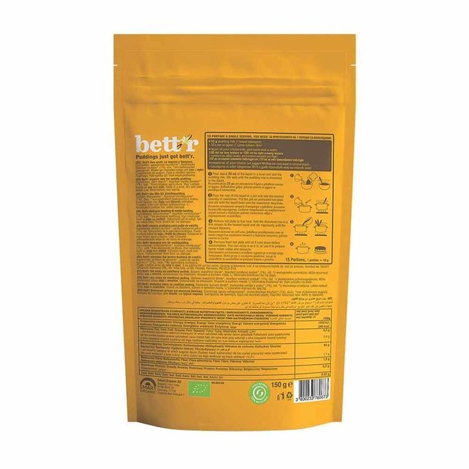Vanille Pudding Mix - 150g - BIO