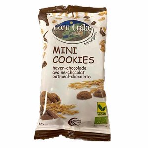 Corn Crake Mini Cookies Haver-Chocolade - 65g - BIO
