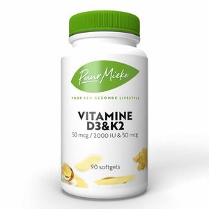 Puur Mieke Vitamine D3 en K2 - 90 softgels