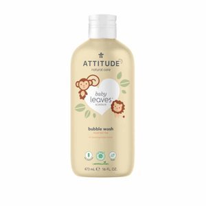 ATTITUDE Baby Leaves - Bubble Wash Badschuim - Perennectar - 473ml