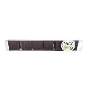 Magic 6 Chocolade Kerst Figuurtjes - 60% Cacao - Allergenenvrij - BIO