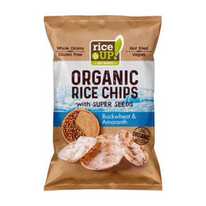Rice up Rijstchips Boekweit en Amaranth - 25g - BIO