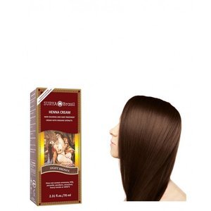 Surya Brasil Haarkleuring Henna Cream - Light Brown